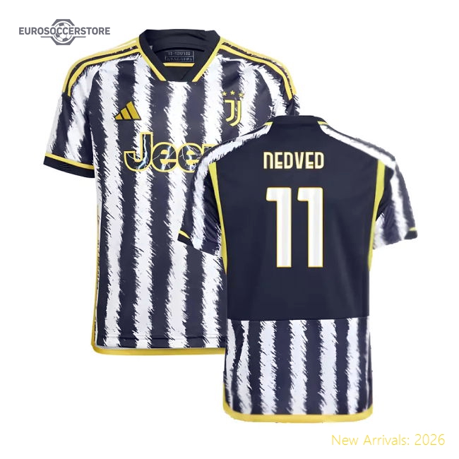 Football Team Nedved Gentle Kids Jersey Performance Fabric Soft-touch