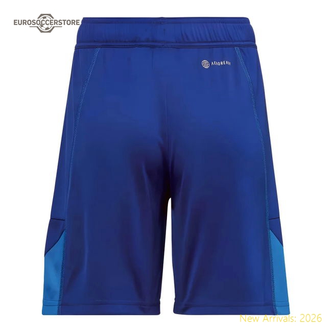 2022-2023 Germany Home Goalkeeper Shorts (Blue) - Kids
