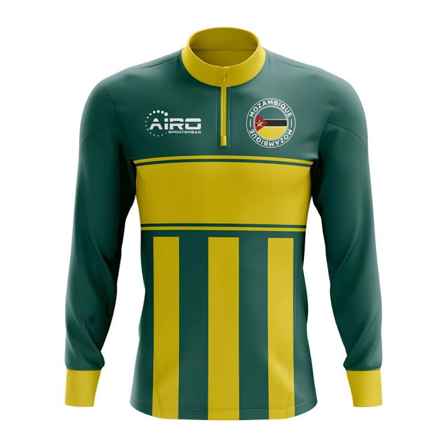 Championship Mozambique Concept Football Half Zip Midlayer Top