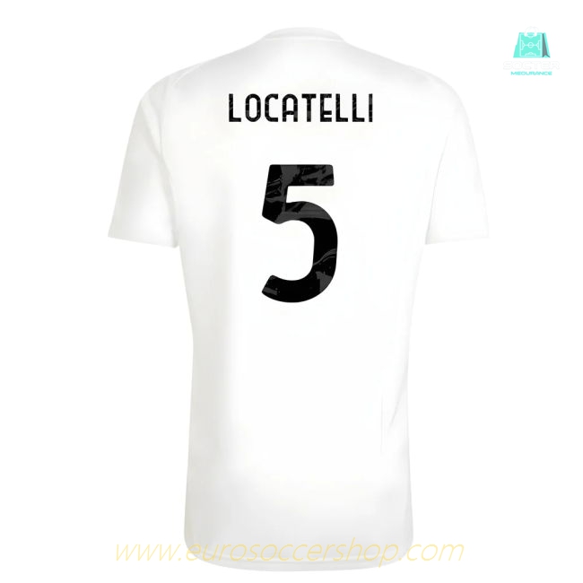 2025-2026 Juventus Training Tee (White) (Locatelli 5)