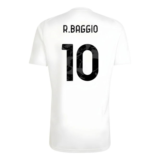 2025-2026 Juventus Training Tee (White) (R.Baggio 10)