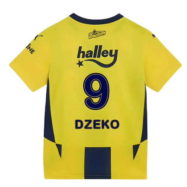 Authentic Design Die-hard Football Club Kids Dzeko #9 2025-2026 Cam...