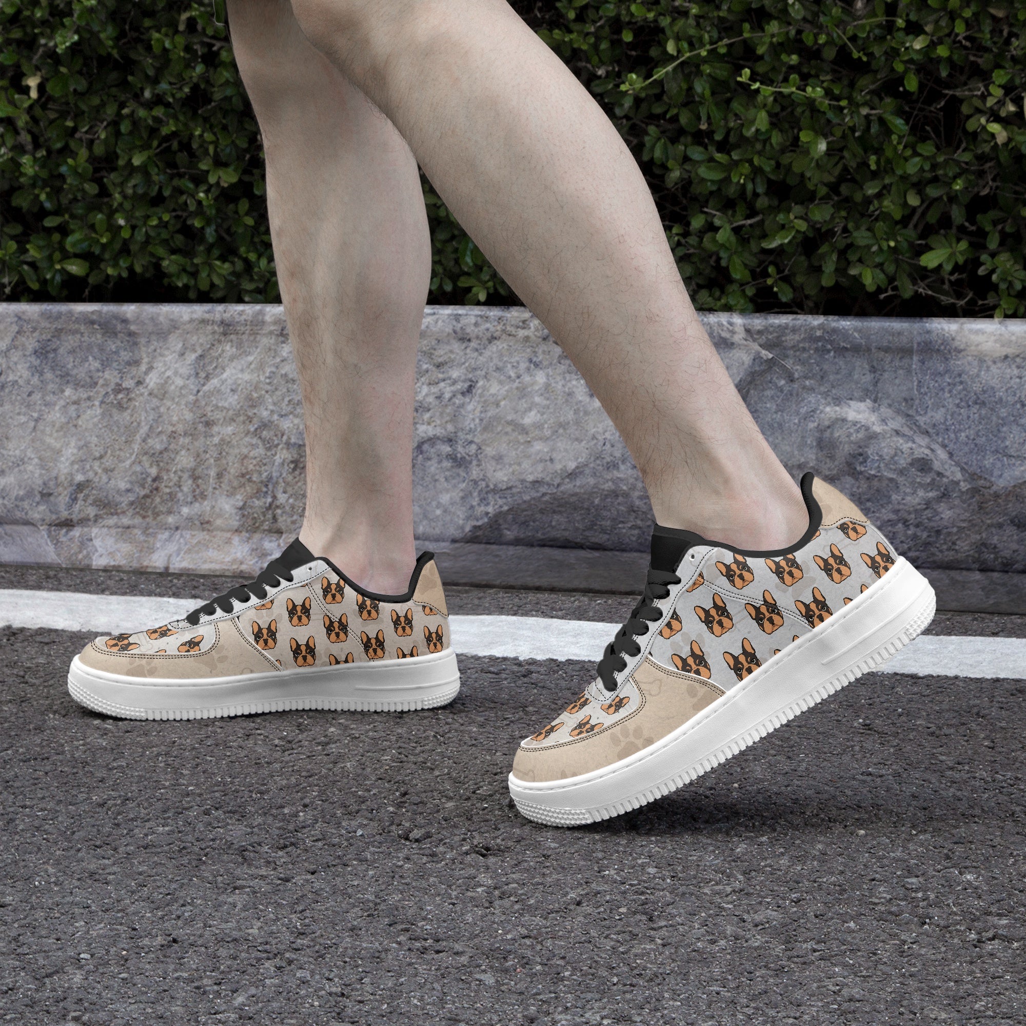 Soot - Low-Top Leather Sneakers