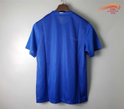 Manchester United 08-09 Away Blue Football Kit