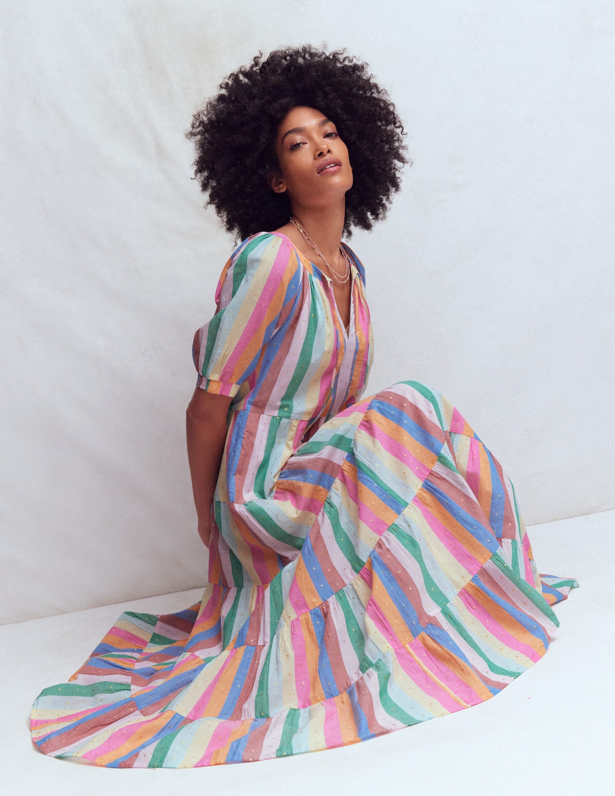 Multi Tiered Maxi Dress