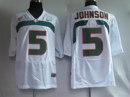 Men's None White 2024 game day Johnson White #5 official licensed
