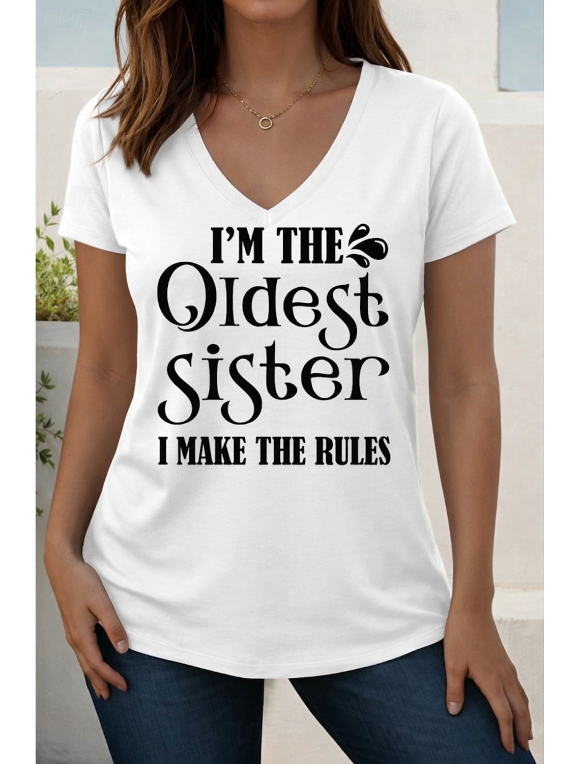 Women's T Shirt Funny Humor Quotes 3D Print Graphic Animal Letter Casual Short Sleeve V Neck Regular Tops Daily Going out Weekend White Gray White 2 Summer Spring Fall Winter