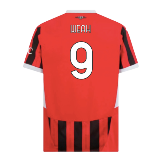 Official 2024-2025 Ac Milan Home With Modern Design - Machine Washable