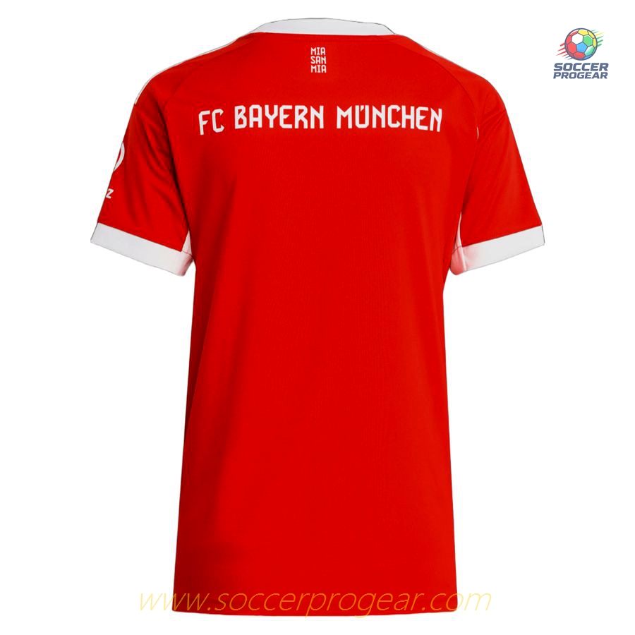 Bayern Munich Home Soccer Team Shirt 2025-26 Edition Ladies