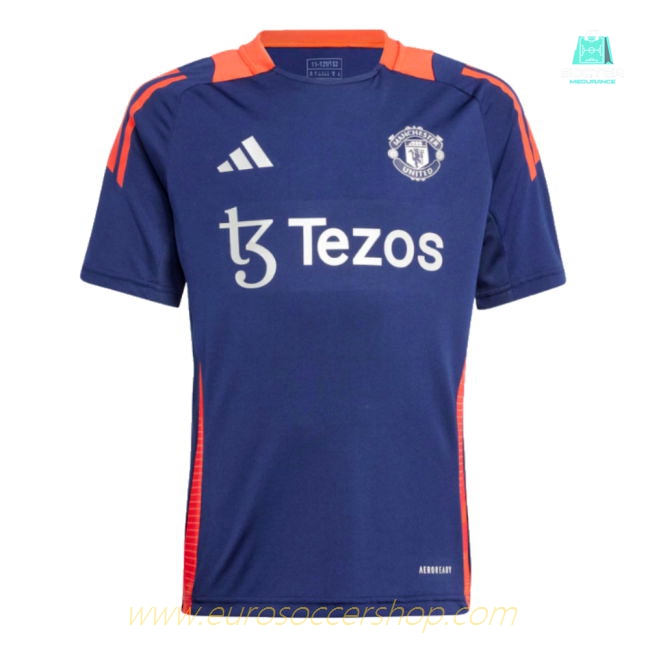 2024-2025 Man Utd Training Jersey (Night Indigo) - Kids (Antony 21)