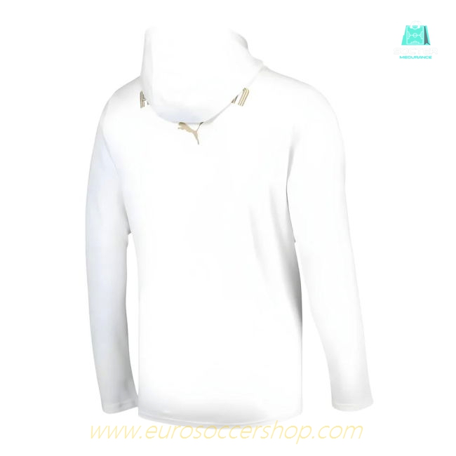 2024-2025 AC Milan Casuals Hooded Jacket (White)