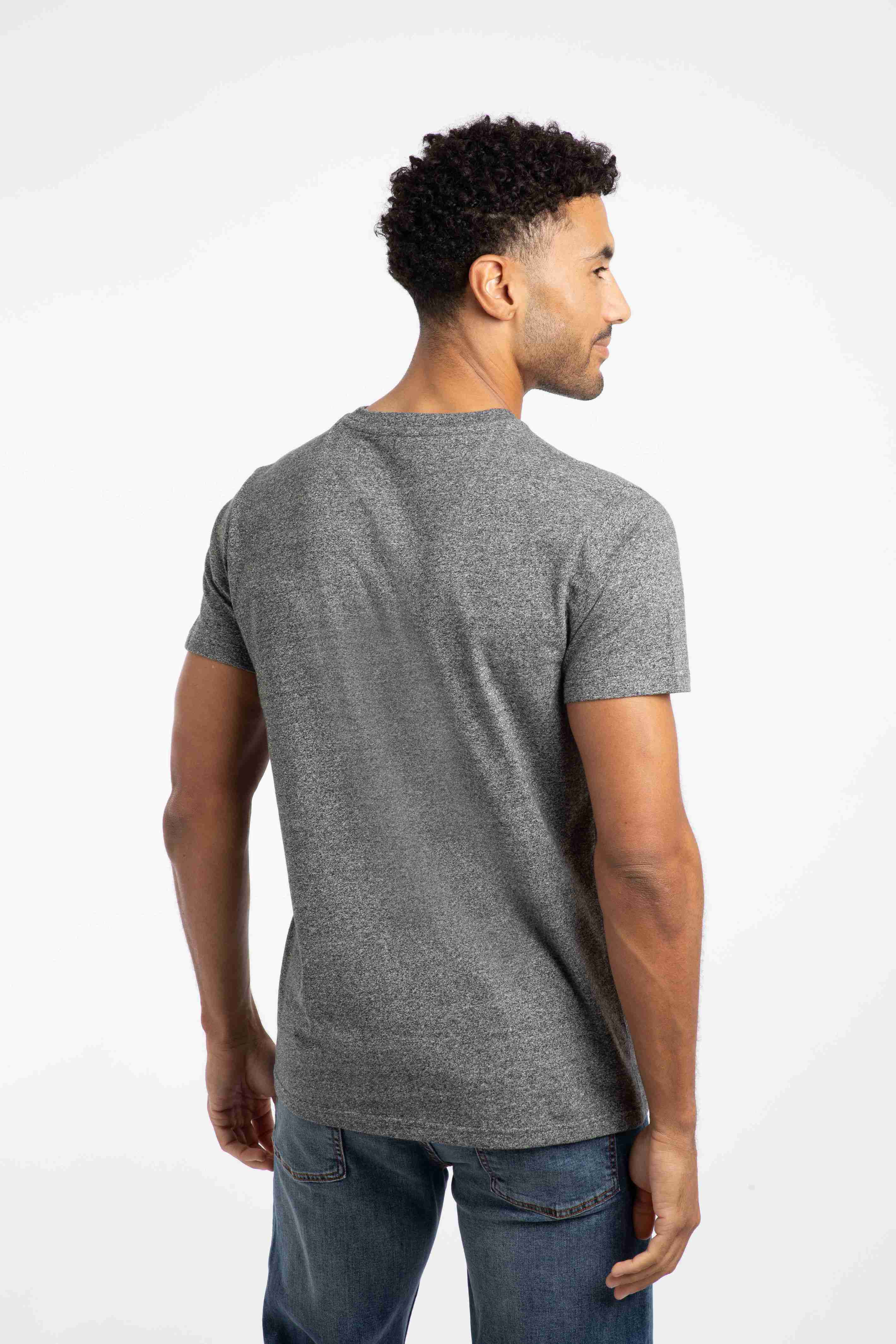Fished Branded T-Shirt Ebony Marl