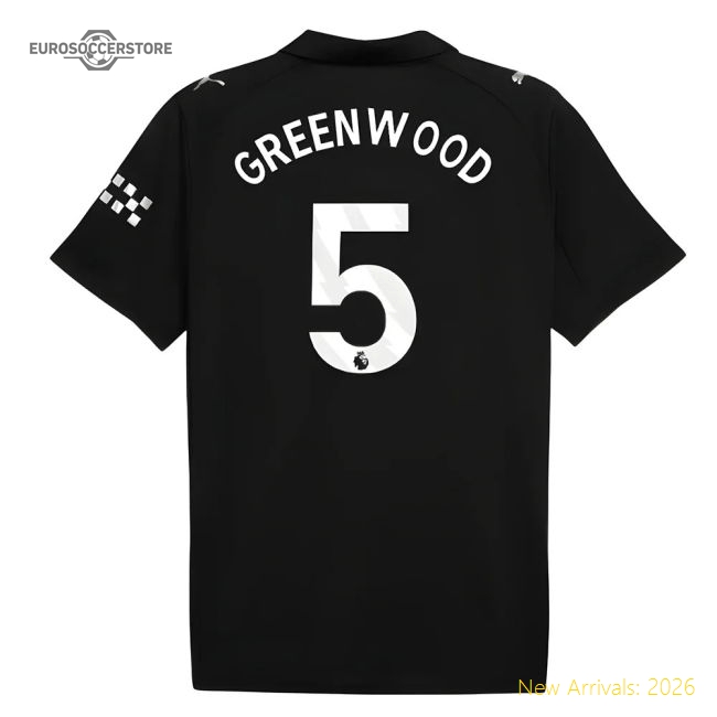 Top-tier Premier League Team Away Greenwood Jersey 2025-2026 Windproof