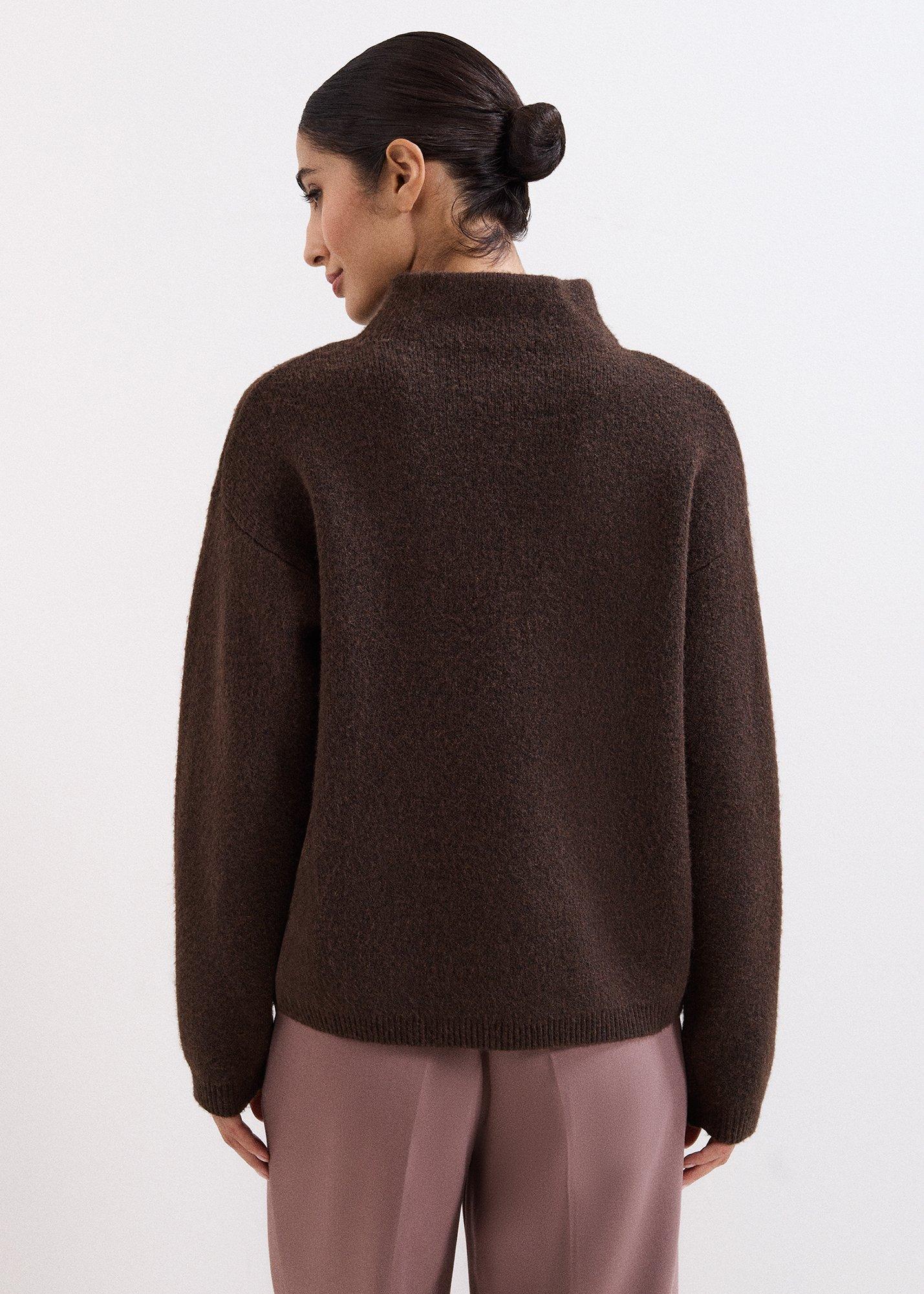 Zoe Warm Handle Funnel Neck Jumper