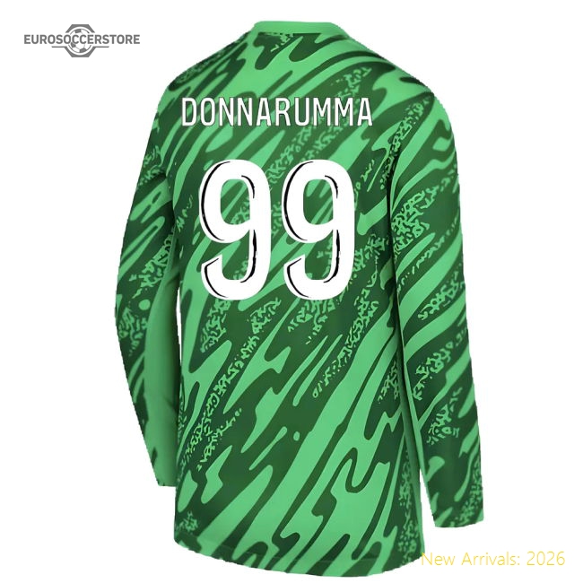 High-Quality 2024-2025 Psg Home Goalkeeper Shirt (Green) (Donnarumma