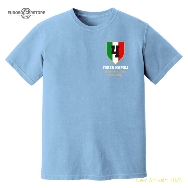 First-class Azzurri Campioni Tee (sky) - Economical - Fan Collection