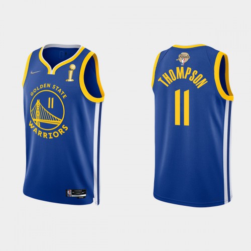 Nike Warriors Blue Klay Thompson #11 Jersey - On Sale Premium Quality