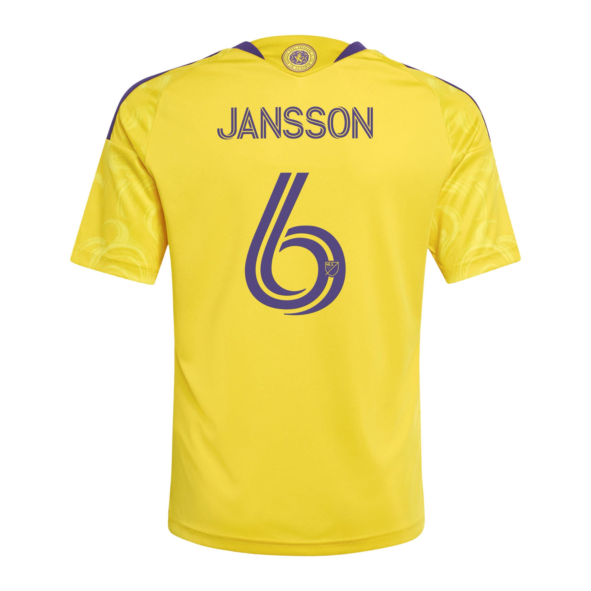 [SJH] Robin Jansson Orlando City SC Youth 2026 Sunken Treasure Kit Replica Jersey - Yellow