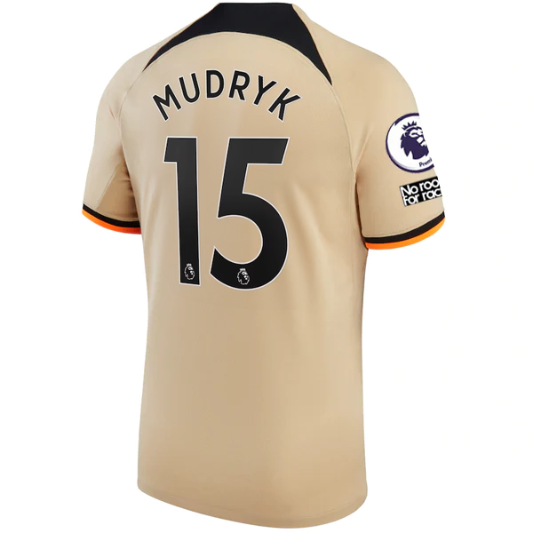 Chelsea Mudryk 2022-2023 UCL Third Jersey – Authentic Shirt
