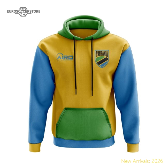 Tanzania Concept Country Football Hoody (yellow) - Premium Collection