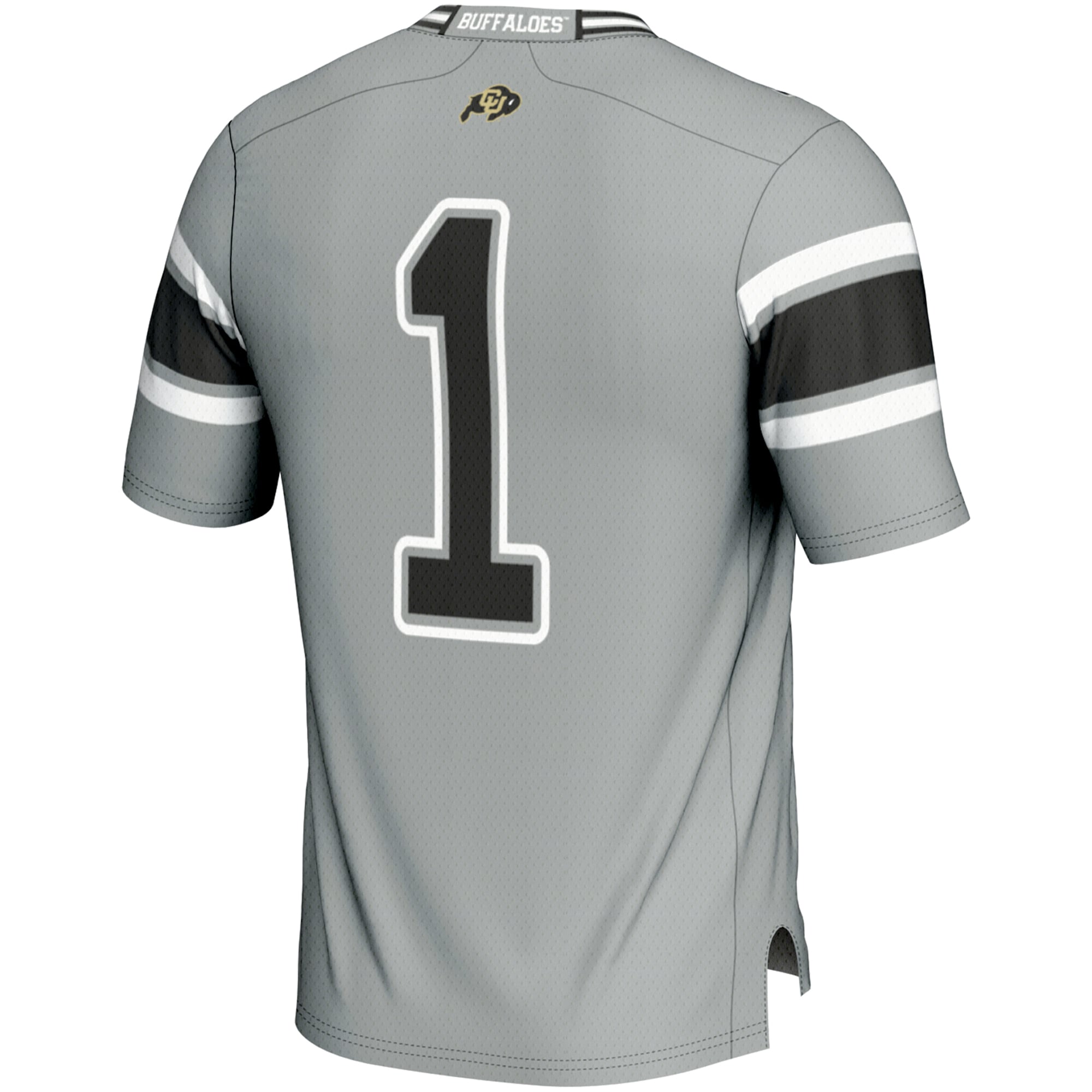 Youth #1 Gray Colorado Buffaloes Endzone Football Jersey