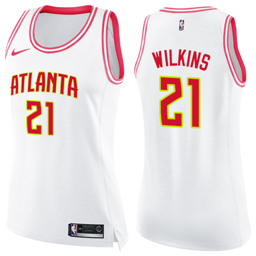 ATL White Nike A. Hawks #21 NBA Jersey Game Day Wear Game Day Wear