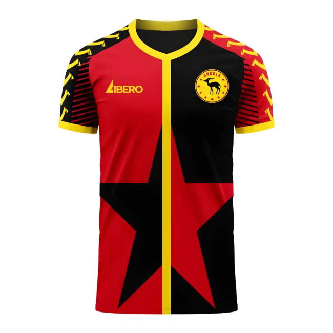 Angola 2025-2026 Home Concept Football Kit (Viper) - Baby