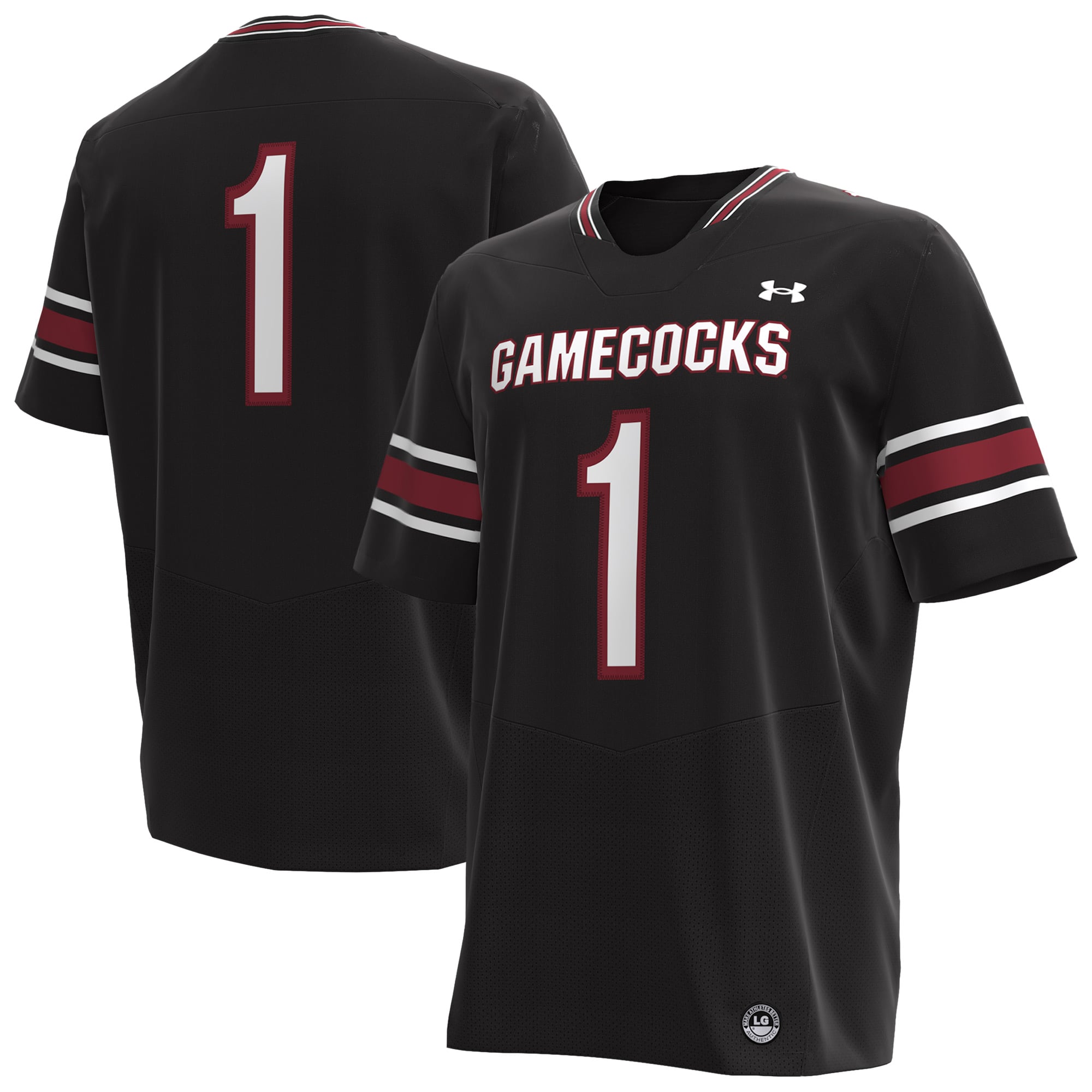 South Carolina Gamecocks Under Armour Premier Football Jersey - Black