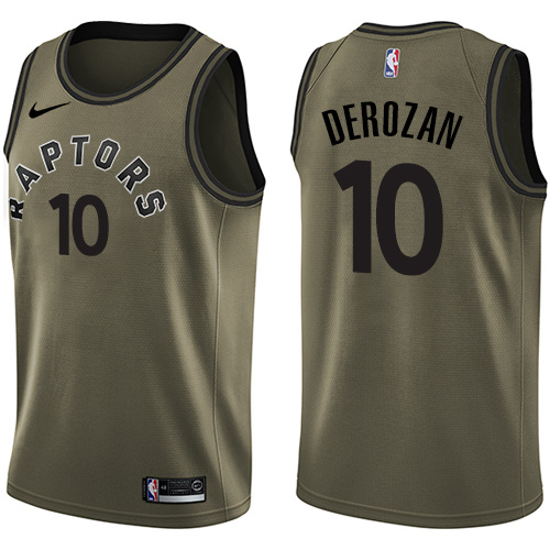 Green TOR Toronto Raptors #10 Nike Official Jersey Premium Quality