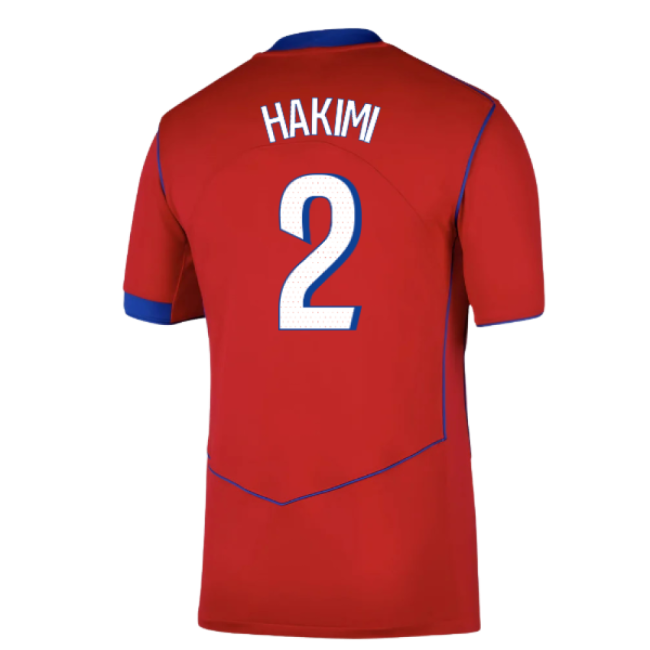 Fervent Psg Hakimi #2 Elite Performance Modern Style Shirt Engine Room