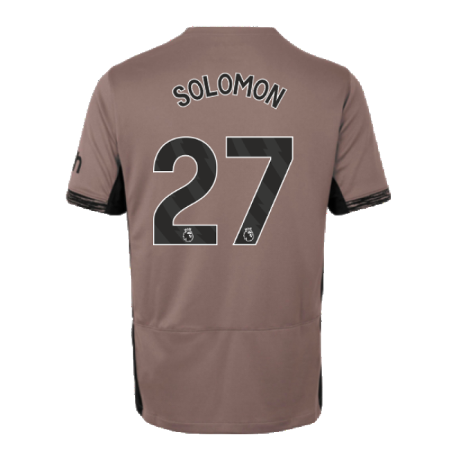 2023-20 Tottenham Authentic Third Jersey Solomon #27 L M S
