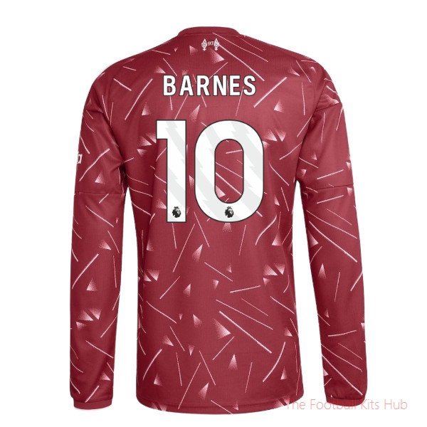 Liverpool 2026-2027 Long Sleeve Home Shirt (Kids) (Barnes 10)