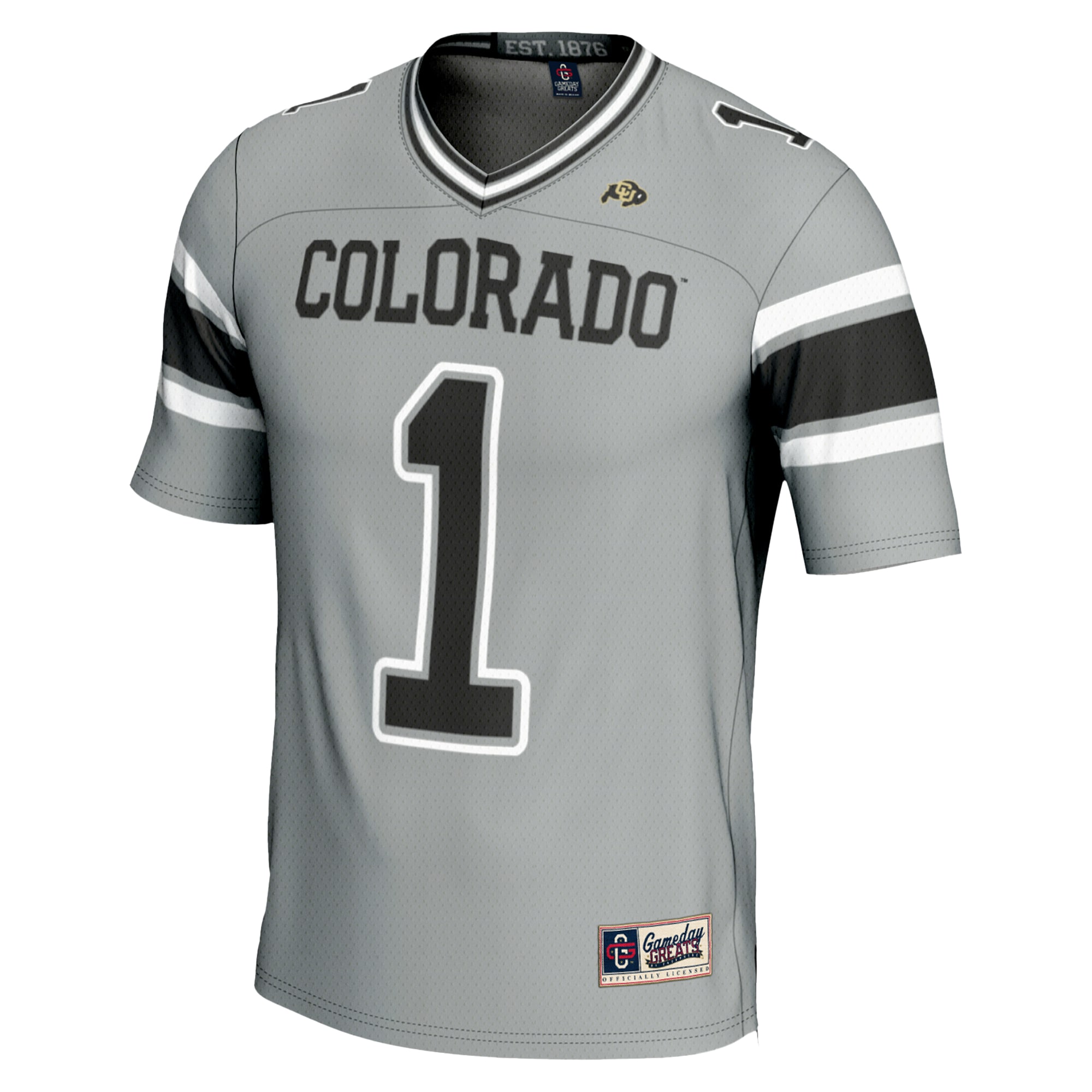 #1 Colorado Buffaloes GameDay Greats Endzone 2026/2027 Football Jersey - Gray