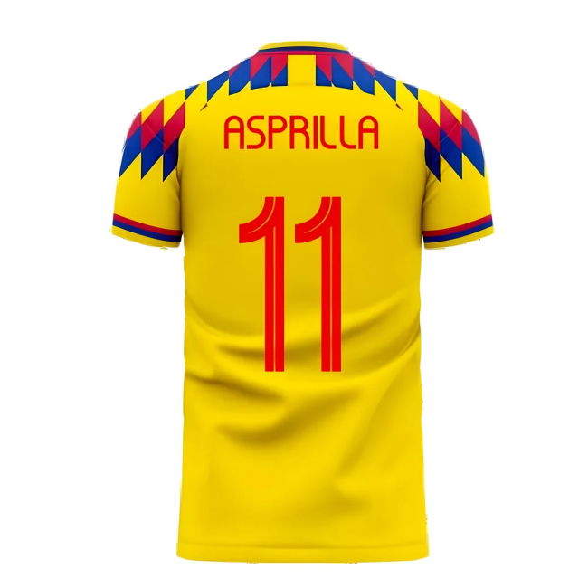 World Colombia 2025-2026 Home Concept Football Kit (Libero) (Asprilla
