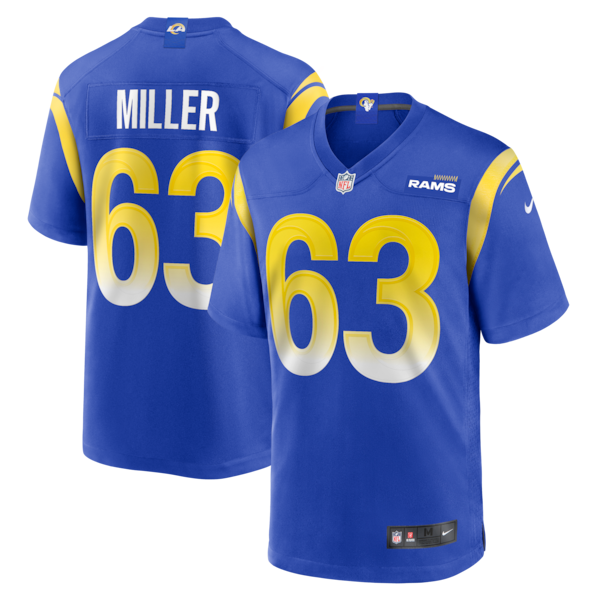 Performance Los Angeles Rams Game Jersey - Premium Royal NFL Fan Je...