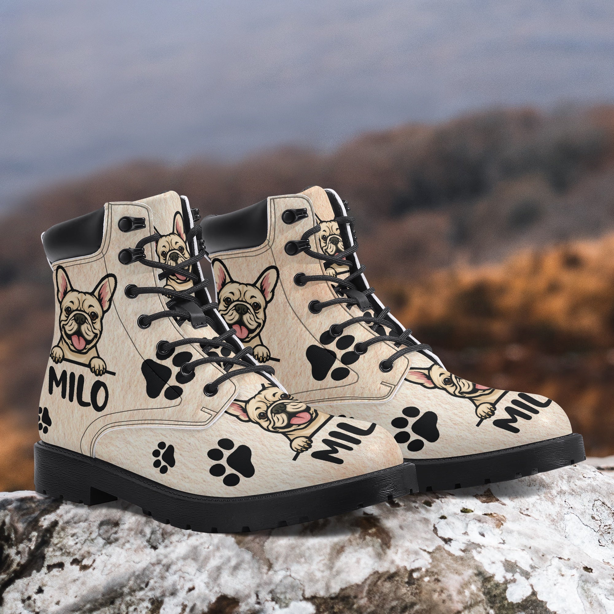 Trendy Olympia - Personalized Casual Leather Boot for Casual Outings