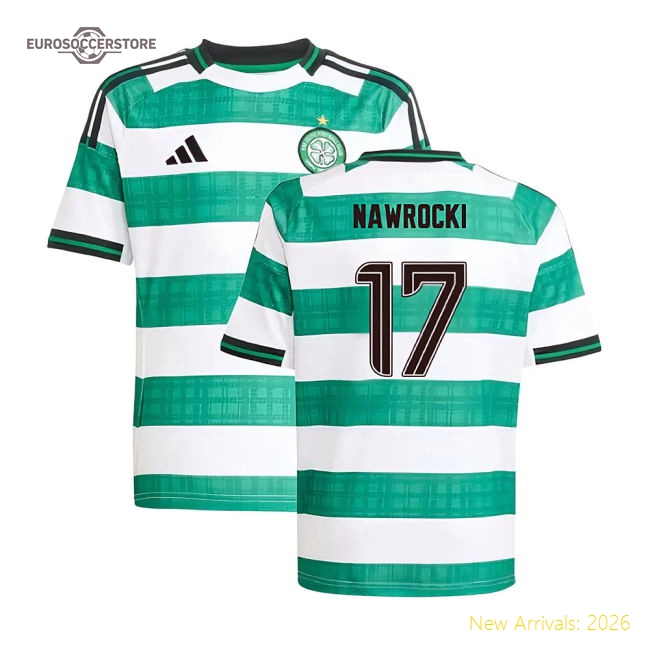2025-2026 Celtic Home Shirt - Kids (Nawrocki 17)
