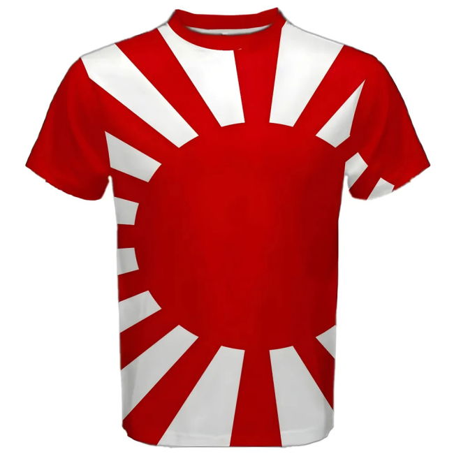 Limited-Edition Japanese Samurai Flag Sublimated Sports Jersey
