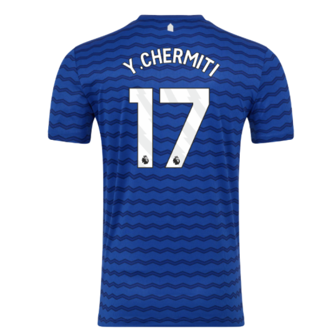 Premium 2025-2026 Everton Home Shirt (y.chermiti 17) - Premium