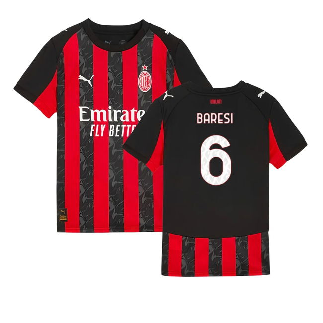 Ac Milan Official 2025-2026 Home Soccer Jersey - Var7-2