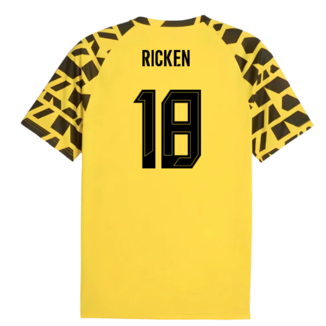 Match-Day 2025-2026 Borussia Dortmund Warm Up Jersey (Yellow) (Ricken