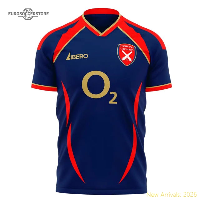 Premium North London Reds 2006 Style Away Concept Shirt (libero)