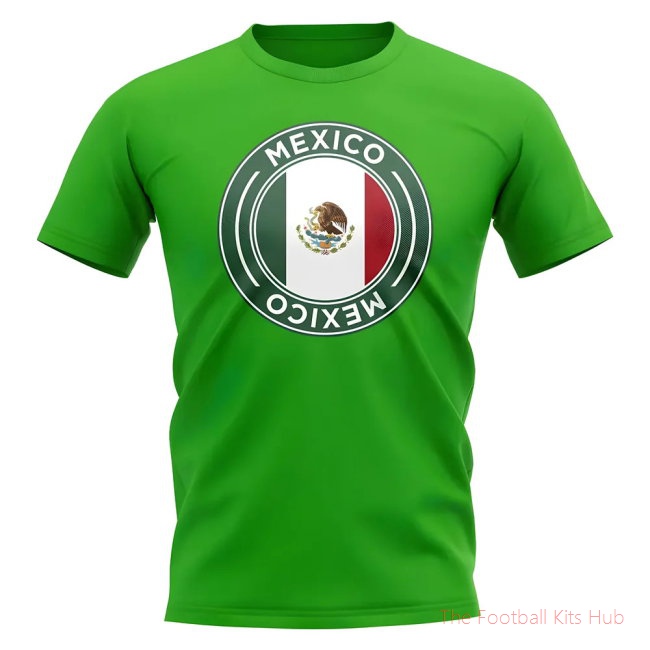 Mexico Football Badge T-Shirt (Green)