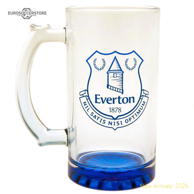 Official Everton Fc Stein Glass Tankard - Premium Quality Football