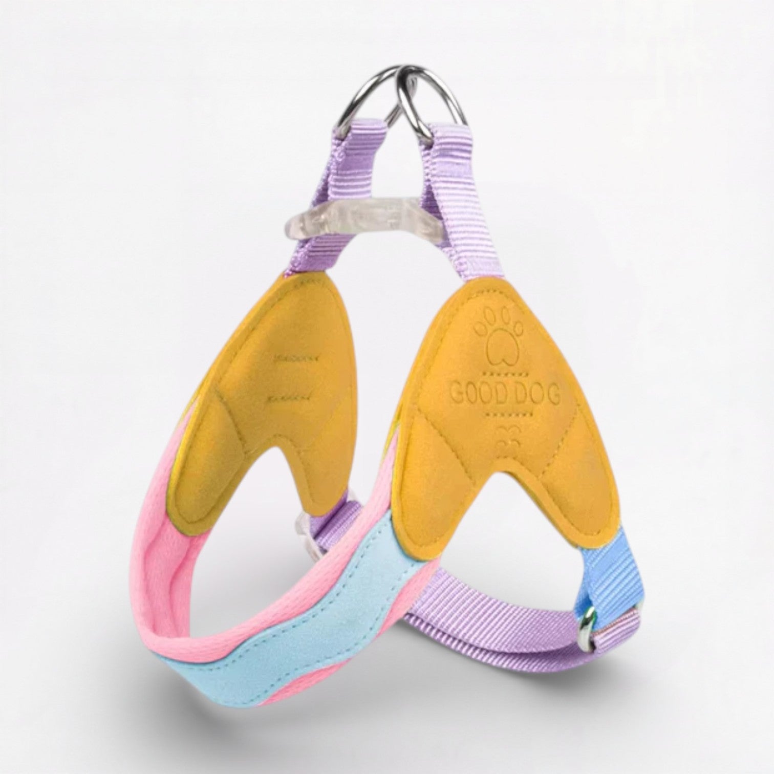 BreezyPaws Frenchie Harness Leash Set – Y-Shape Breathable No-Pull Design