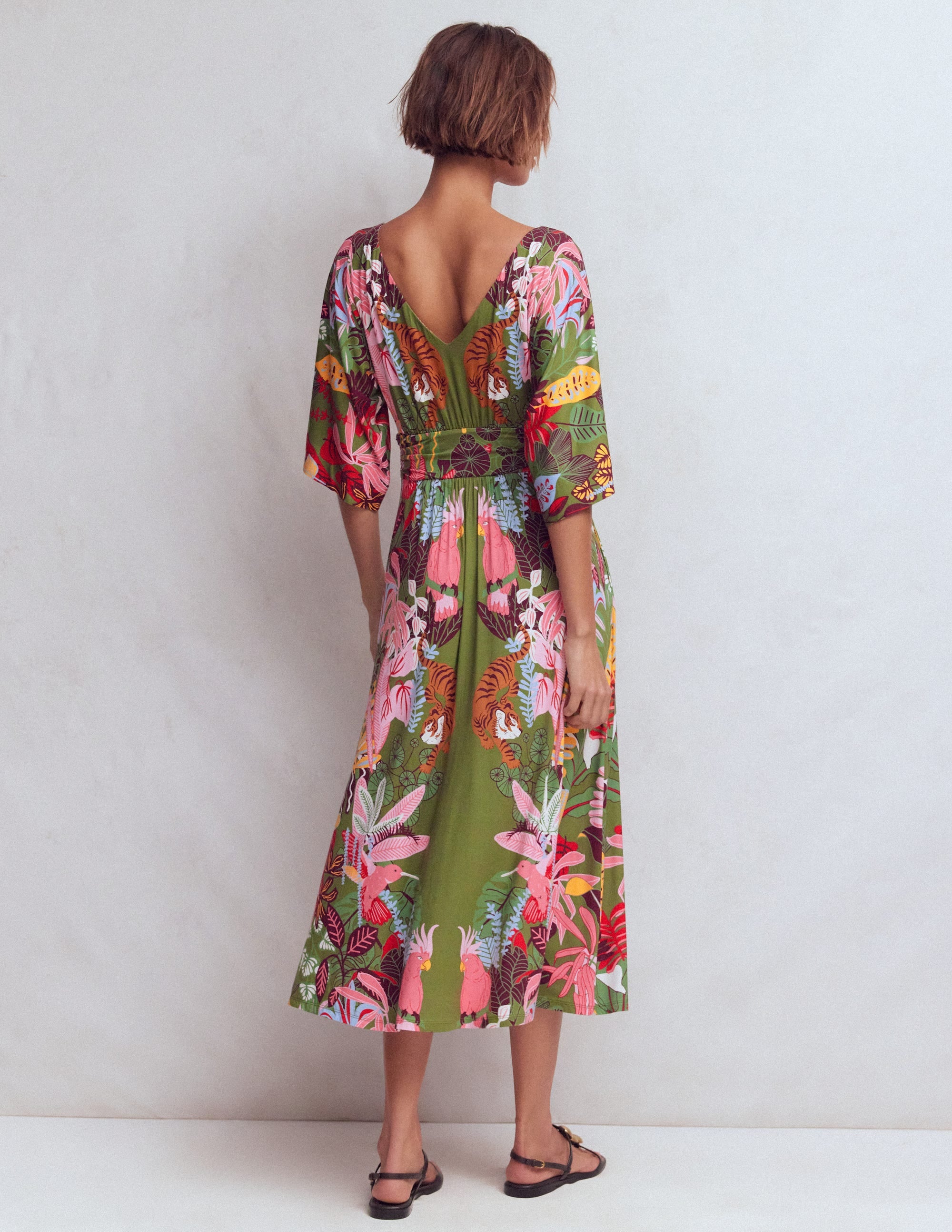 Imelda Kimono Jersey Dress