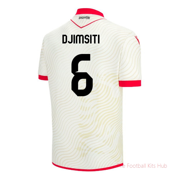 Breathable Replica Albania 2026-2027 Away Shirt (Djimsiti 6)