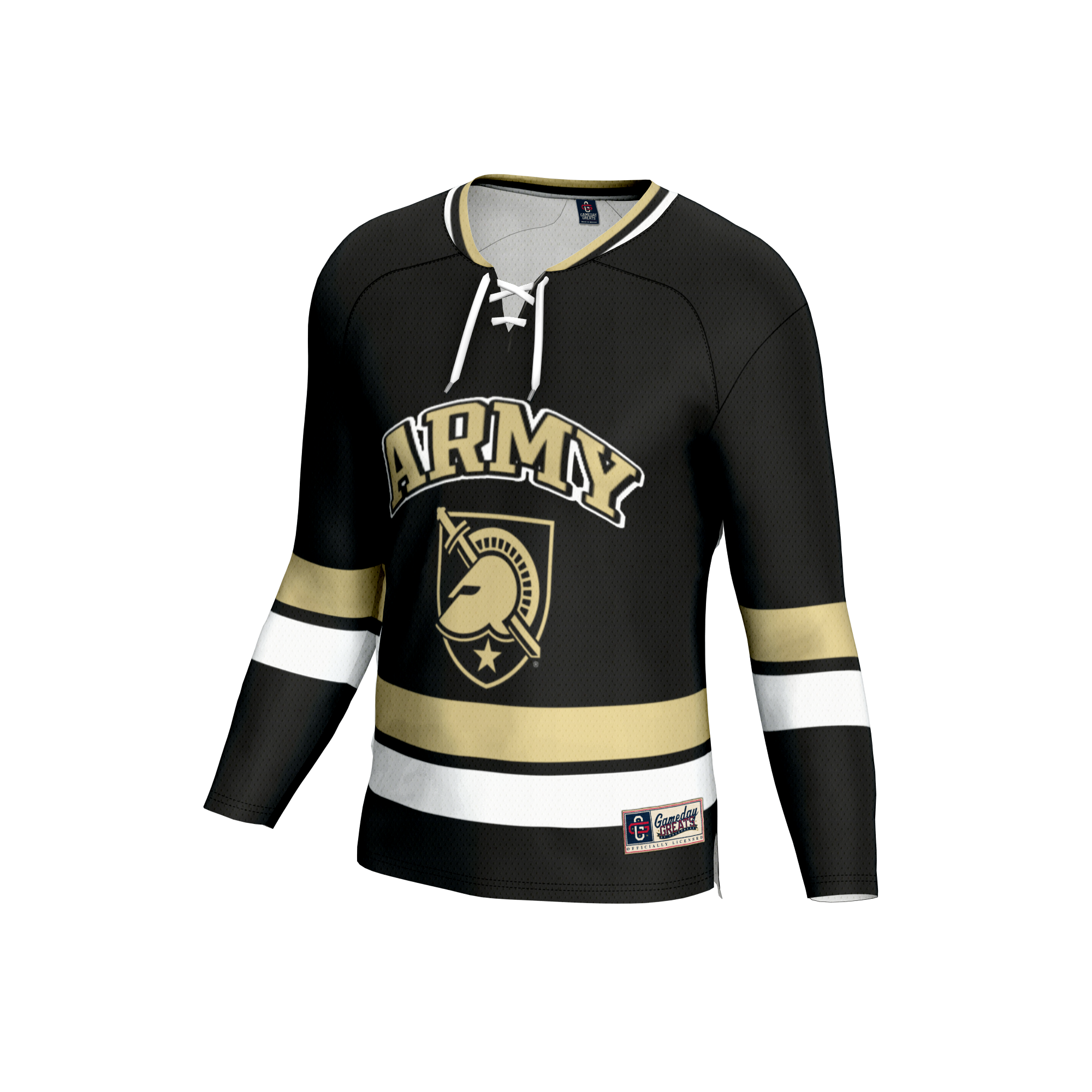 Army Black Knights GameDay Greats Youth Lightweight Fashion Men's Hockey Jersey - Black