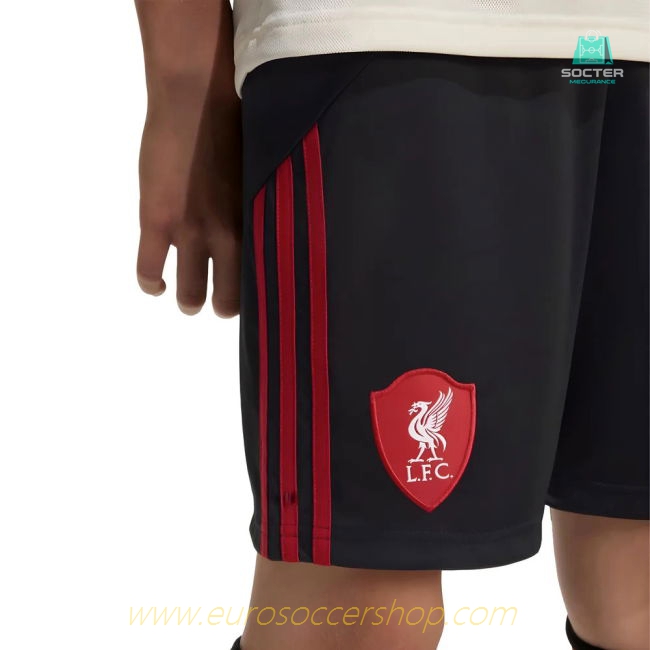 2025-2026 Liverpool Away Shorts (Black) - Kids