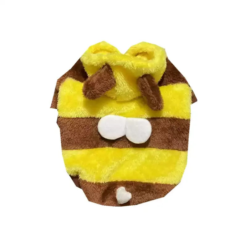 BulmBle Frenchie Bee Hoodie Costume – Soft Plush Fleece Dog Hoodie